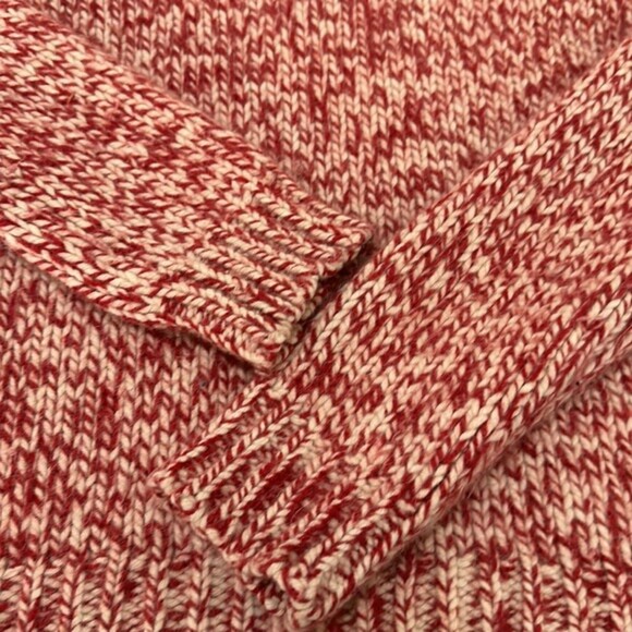 Eddie Bauer Mock Neck Chunky Knit Sweater Womens Medium Angora Rabbit Lambswool - Picture 3 of 10